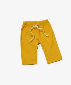 Oso & Me Bowie Baby Pant, Mustard For Kids