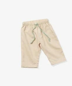 Oso & Me Bowie Baby Pant, Oatmeal Flannel