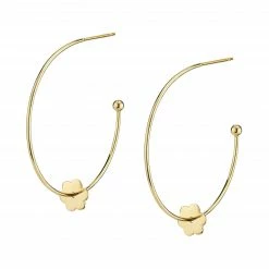 ASHA Flower Hoop-La, Gold Small