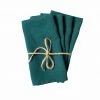 Madame De La Maison Linen Napkins (Set Of 4), Forest Live