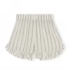 Ganni Light Stripe Shorts, Egret Wear