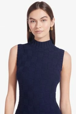 Staud Glacier Dress, Navy