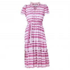 Hunter Bell Matthews Dress, Magenta