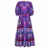 Hunter Bell Wear Palmer Dress, Multi Talavera