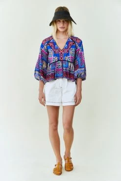 Hunter Bell Grayson Top, Multi Talavera