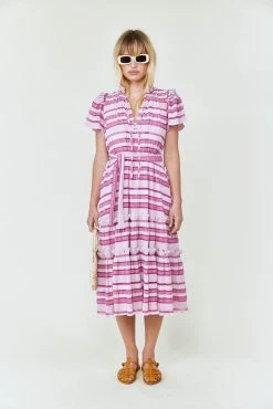 Hunter Bell Matthews Dress, Magenta