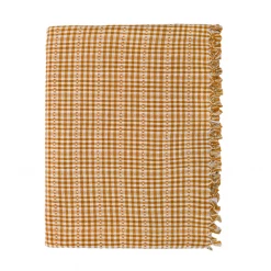 Heather Taylor Home Soho Woven Tablecloth, Goldenrod Live