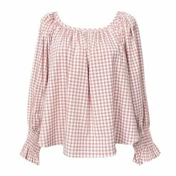 Hunter Bell Lucia Blouse, Rosette Check Wear