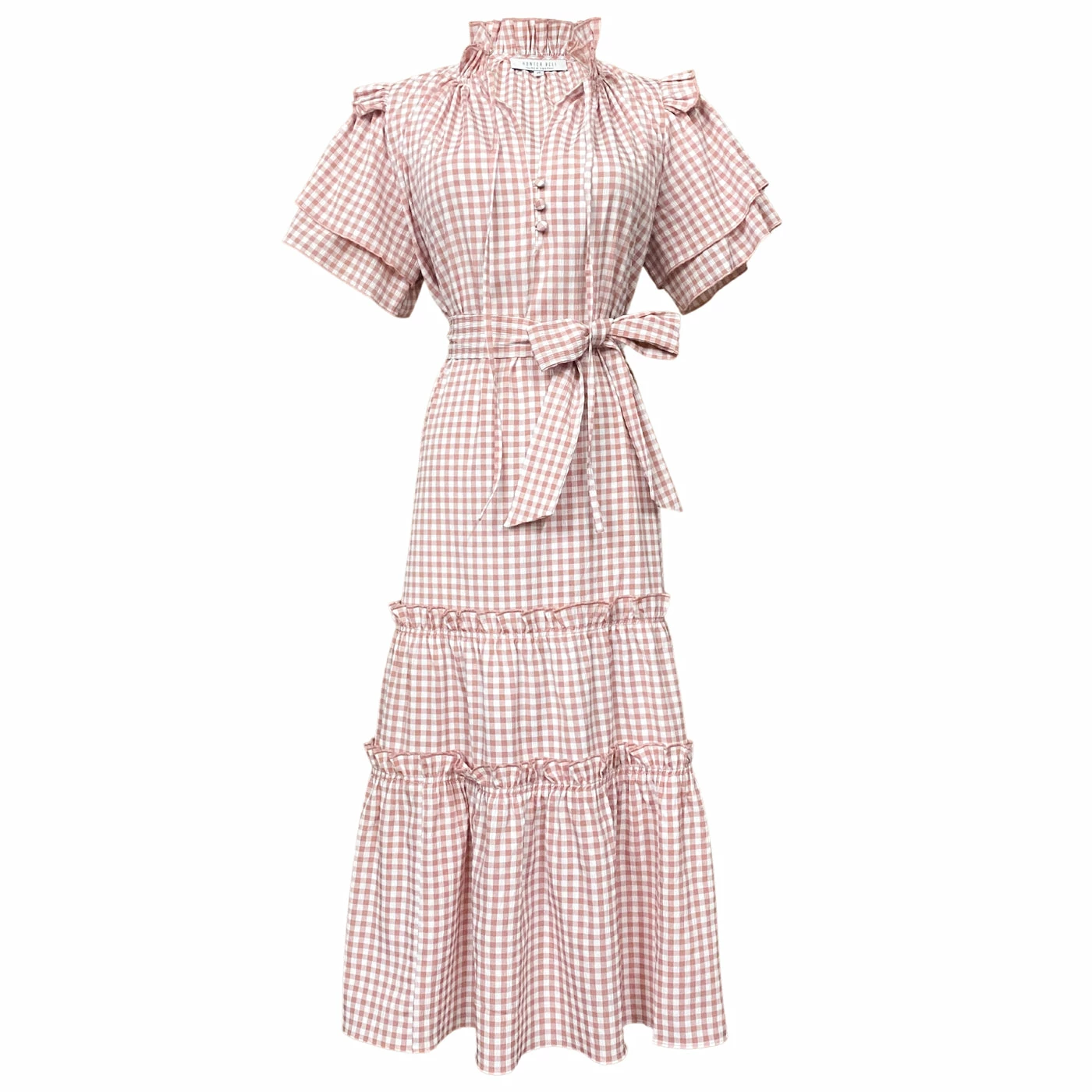 Hunter Bell Wear Matthews Dress, Rosette Check 1 Hunter Bell Wear Matthews Dress, Rosette Check