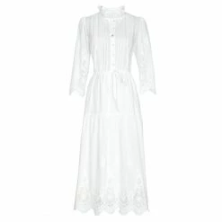 Hunter Bell Benedict Dress, White Lace Wear