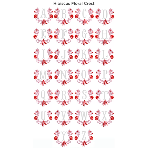 Fenwick Fields Linen Scalloped Square, Hibiscus Pink Live 6 Fenwick Fields Linen Scalloped Square, Hibiscus Pink Live