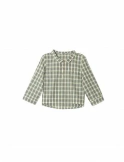 Baybala Philip Popover In Spruced Jade Check