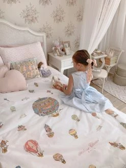 Atelier Choux Wear Reversible Quilt Monceau Mansion / Hot Air Balloons