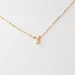 THATCH Initial Necklace Wear