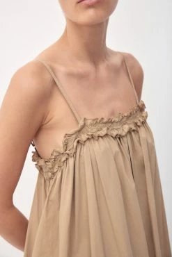 Bird & Knoll Ida Maxi Dress, Sand Wear
