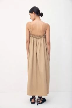 Bird & Knoll Ida Maxi Dress, Sand Wear