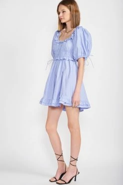 En Saison Wear Danielle Mini Dress, Blue