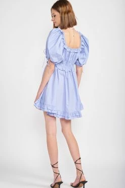 En Saison Wear Danielle Mini Dress, Blue