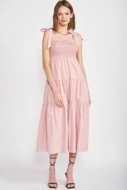 En Saison Matisse Midi Dress, Pink
