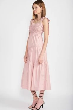 En Saison Matisse Midi Dress, Pink 6 En Saison Matisse Midi Dress, Pink