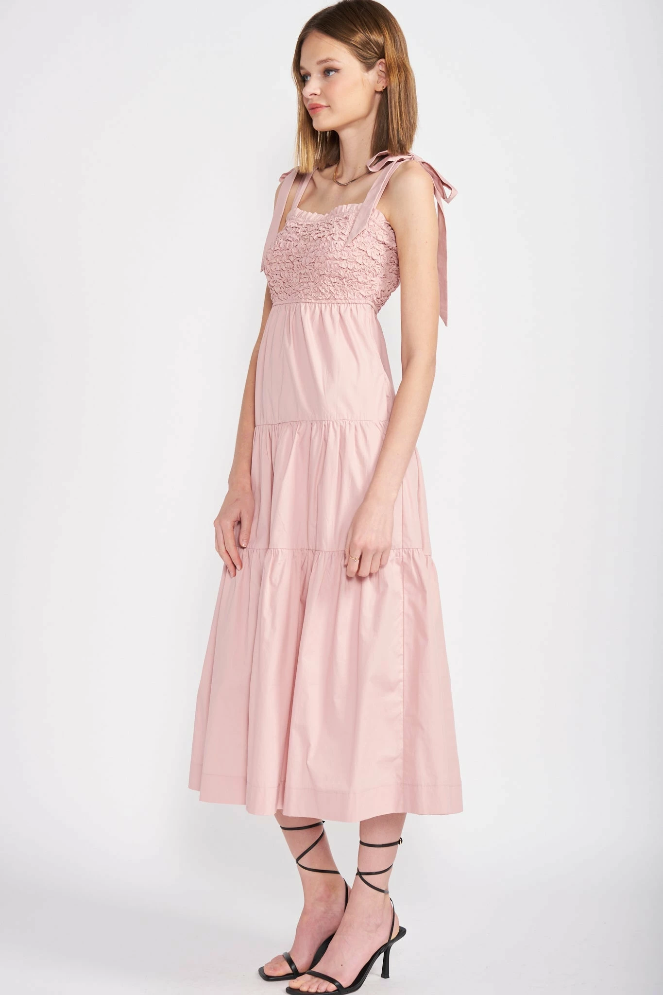 En Saison Matisse Midi Dress, Pink 3 En Saison Matisse Midi Dress, Pink