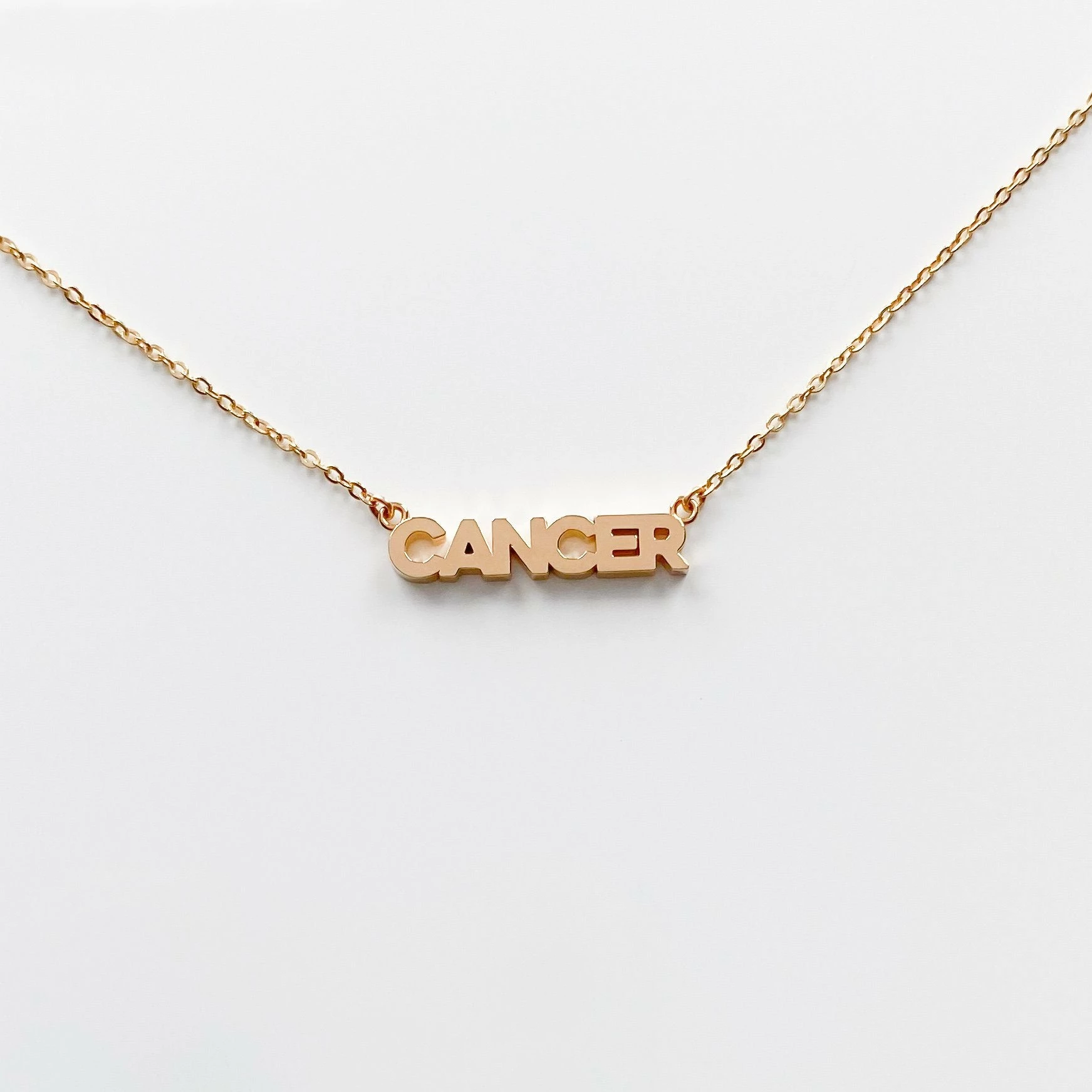 THATCH Zodiac Block Font Script Necklace 9 THATCH Zodiac Block Font Script Necklace