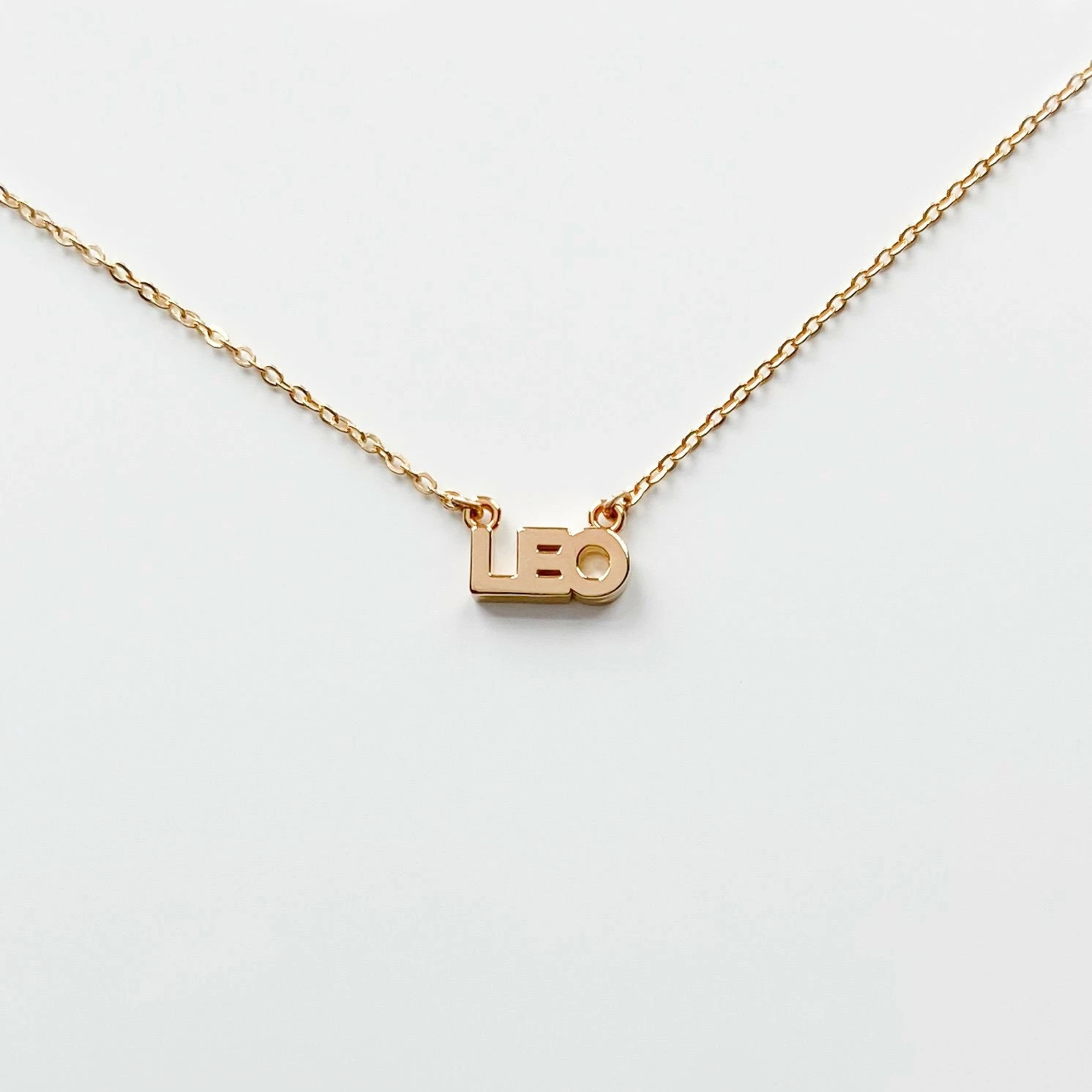 THATCH Zodiac Block Font Script Necklace 10 THATCH Zodiac Block Font Script Necklace