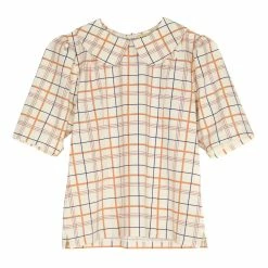 Byrdie Golf Social Wear Wear Tamala Top, Plaid