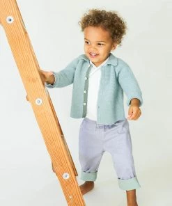Oso & Me For Kids Pat Jacket, Seafoam
