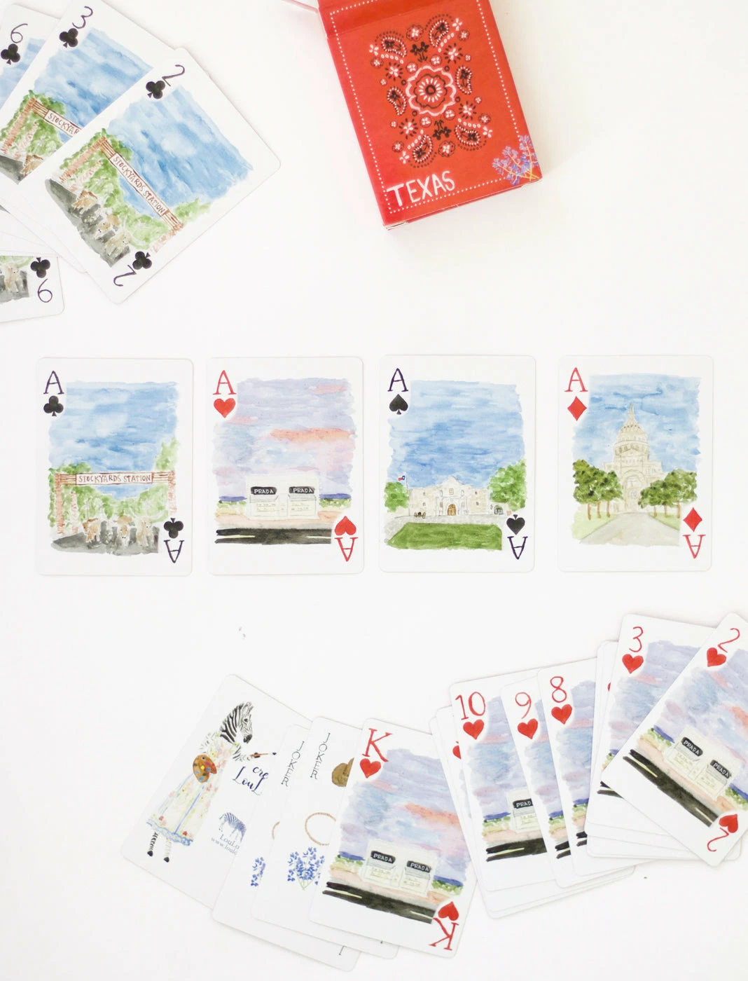 Loulou Baker Live Texas Playing Cards 3 Loulou Baker Live Texas Playing Cards