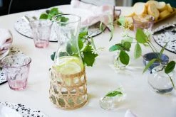 Brook Drabot Small Blown Glass Bud Vase, Clear Live