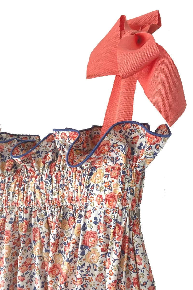 Casey Marks Jaime Dress In Coral Floral Wear 4 Casey Marks Jaime Dress In Coral Floral Wear