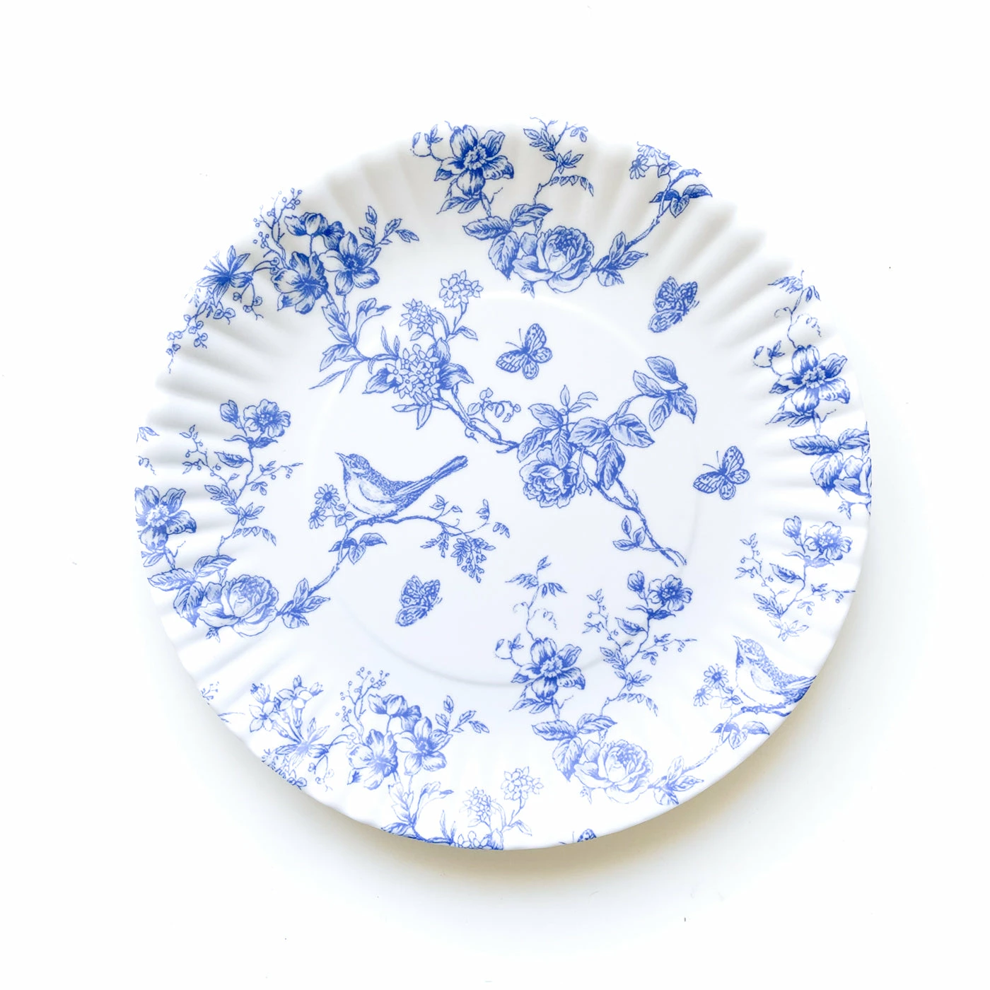 Only On The Avenue Melamine Snack Plate, Blue Bird 1 Only On The Avenue Melamine Snack Plate, Blue Bird