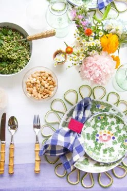 Only On The Avenue Live Basketweave Salad Server Set