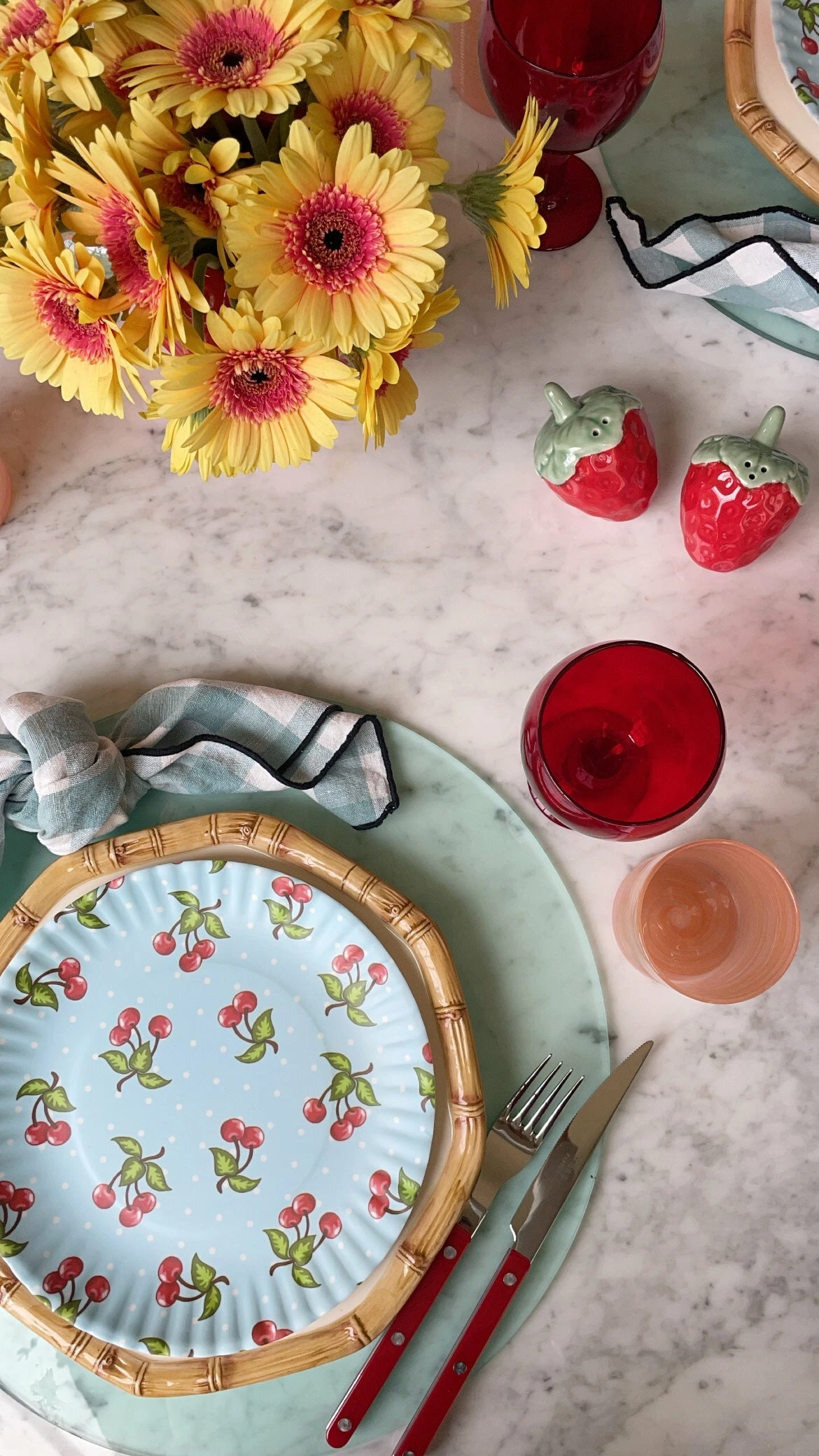 Only On The Avenue Live Melamine Snack Plate, Cherries 8 Only On The Avenue Live Melamine Snack Plate, Cherries