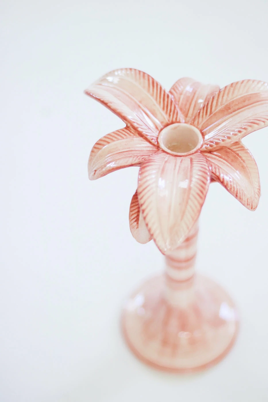 Only On The Avenue Palm Tree Candle Holder, Blush Pink Under $200 3 Only On The Avenue Palm Tree Candle Holder, Blush Pink Under $200