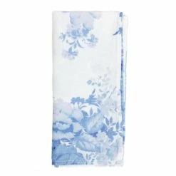 Only On The Avenue Live Avenue Floral Napkins, Blue