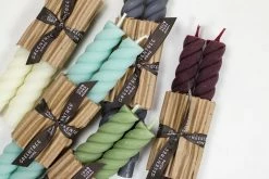 Greentree Home Live Rope Tapers, Sage (Set Of 2)