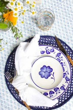 Madame De La Maison Linen Napkins (Set Of 4), Mont Blanc Live