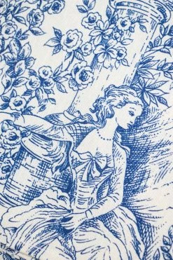 Only On The Avenue Toile De Jouy Tablecloth, Blue