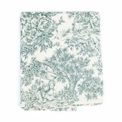 Only On The Avenue Live Toile De Jouy Tablecloth, Green