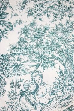 Only On The Avenue Live Toile De Jouy Tablecloth, Green