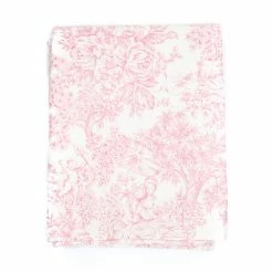 Only On The Avenue Live Toile De Jouy Tablecloth, Pink