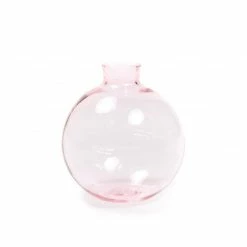 Brook Drabot Medium Blown Glass Bud Vase, Pink