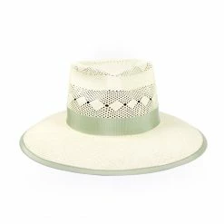 Freya Marigold Hat, Green Grosgrain Wear
