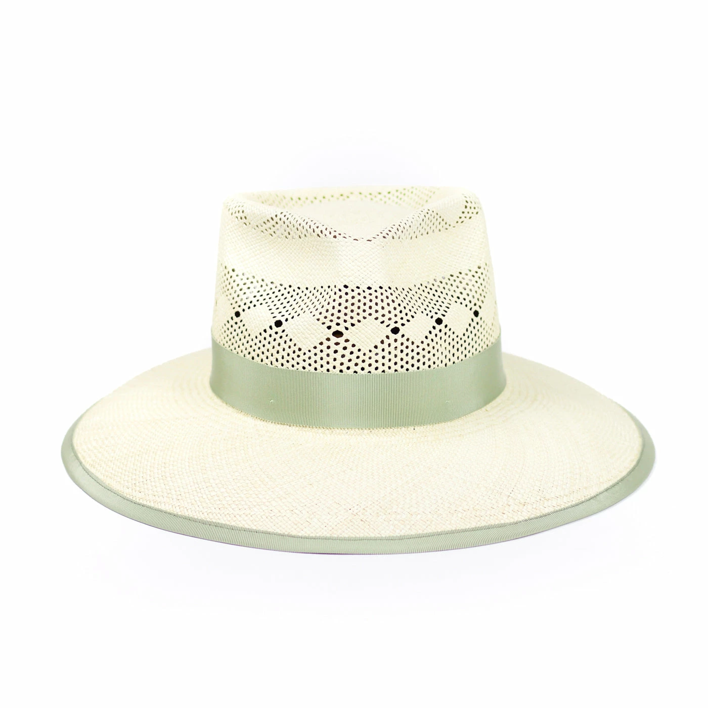 Freya Marigold Hat, Green Grosgrain Wear 1 Freya Marigold Hat, Green Grosgrain Wear