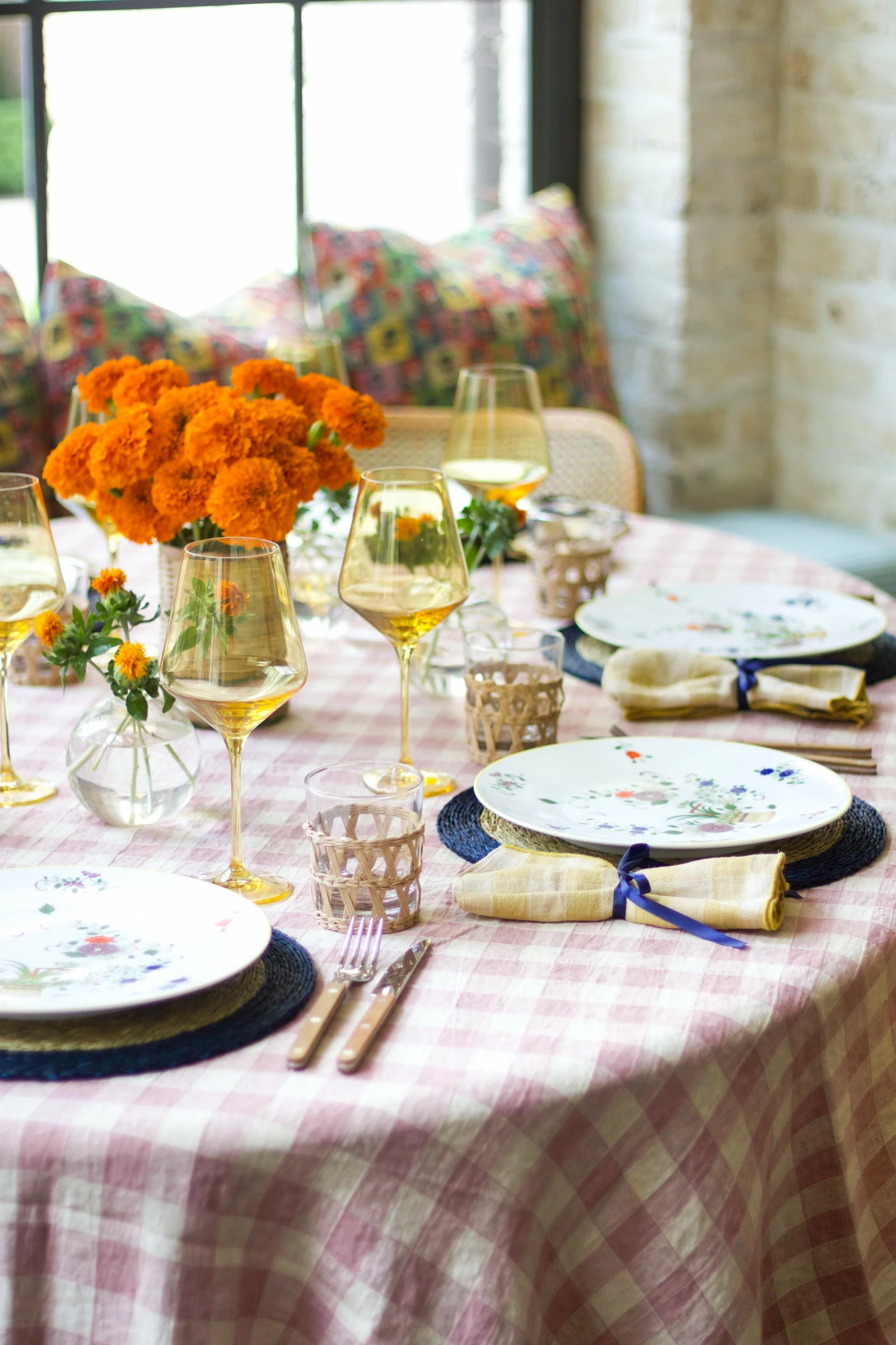 Estelle Colored Glass Live Wine Glass (Set Of 2), Yellow 9 Estelle Colored Glass Live Wine Glass (Set Of 2), Yellow