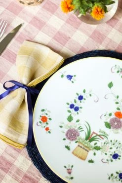 Cabana Capri • Gstaad Live Chinoiserie Garden Dinner Plate