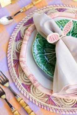 Only On The Avenue Live Bamboo Dinner Plate, Blush Pink