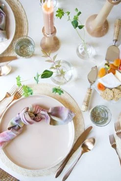 Only On The Avenue Live Dinner Plate, Blush Pink